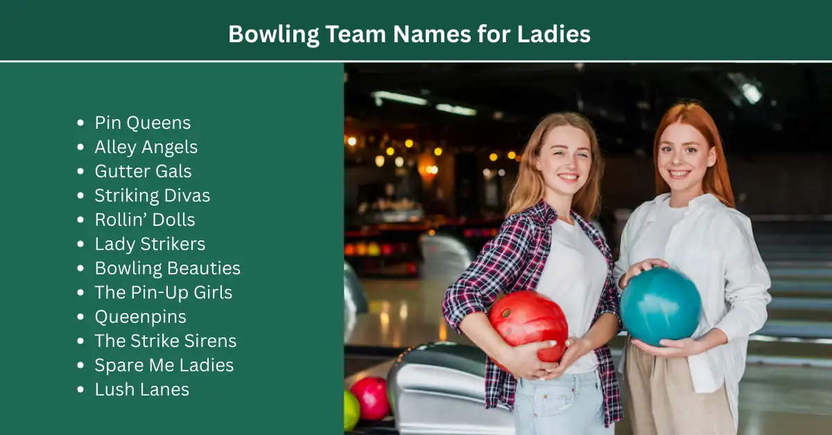 bowling team names for ladies