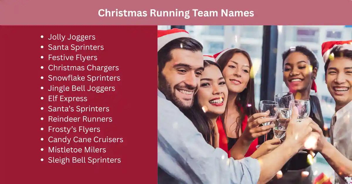 christmas running team names