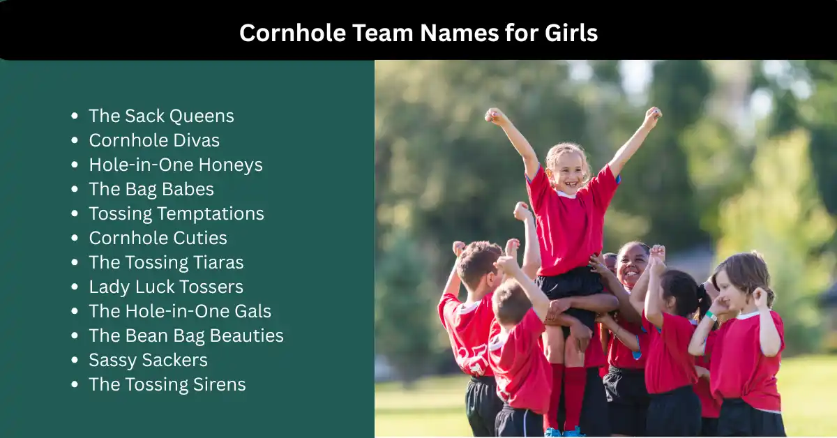 cornhole team names for girls