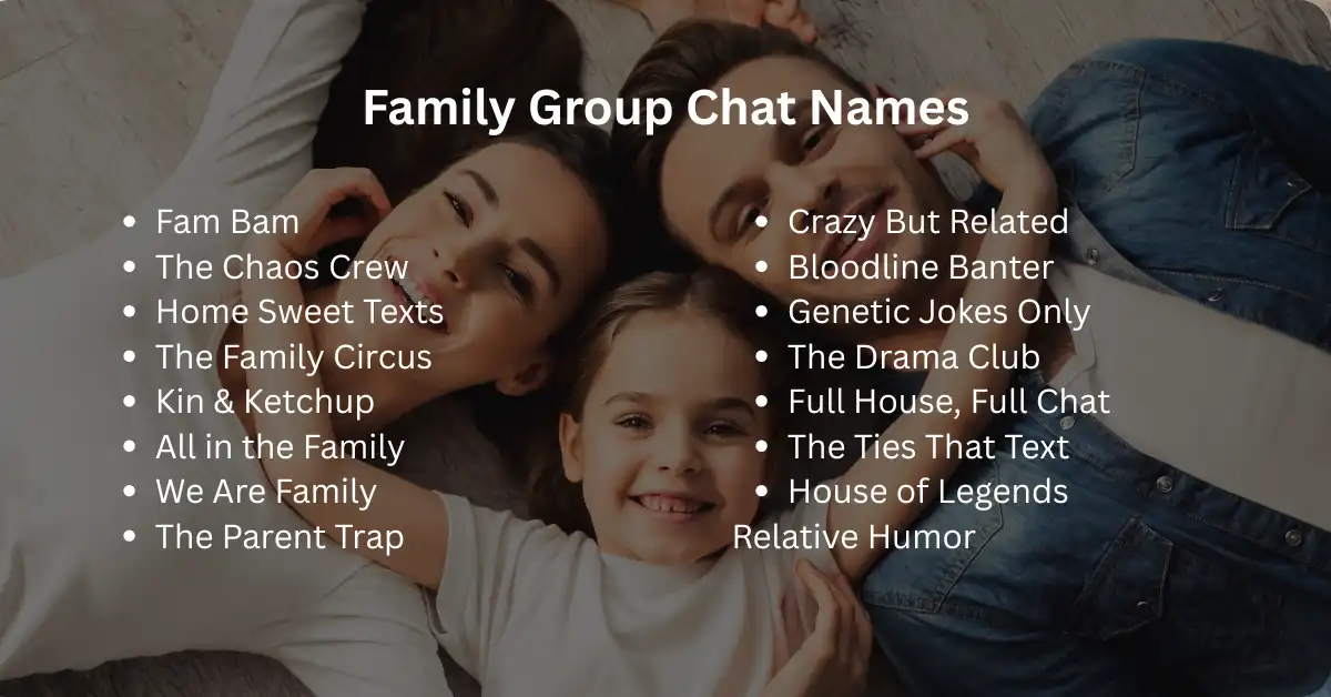 family trio group chat