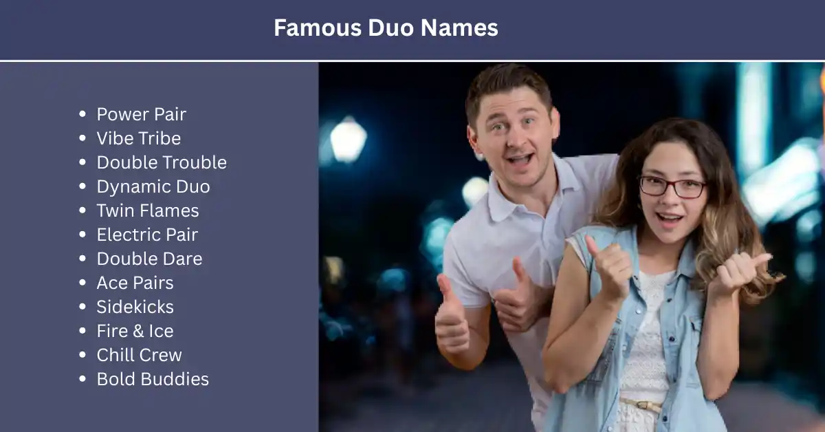 famous duo names