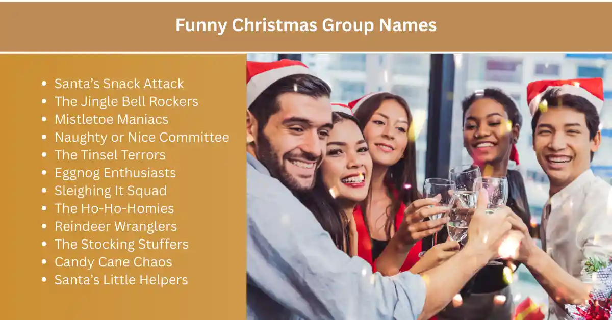 funny christmas team names