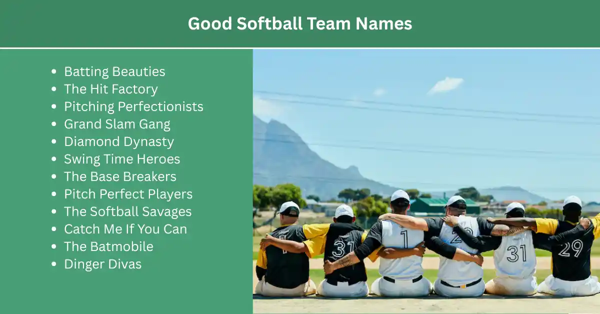 good softbal team namaes