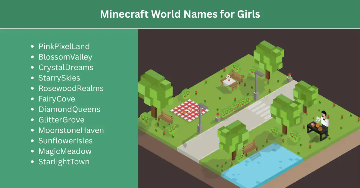minecraft world names for girls