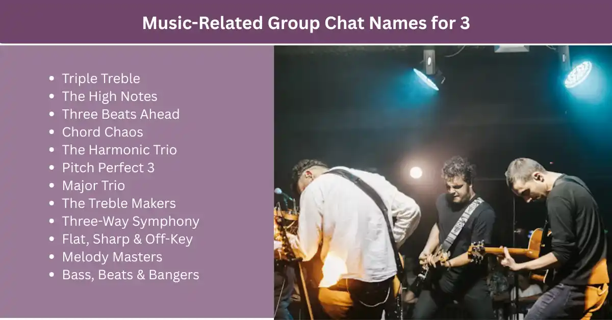 music related group chat for 3