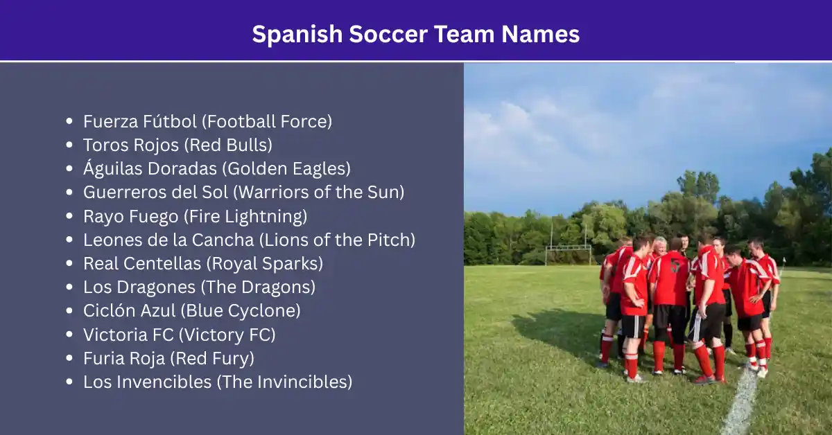 spanish soccer team names