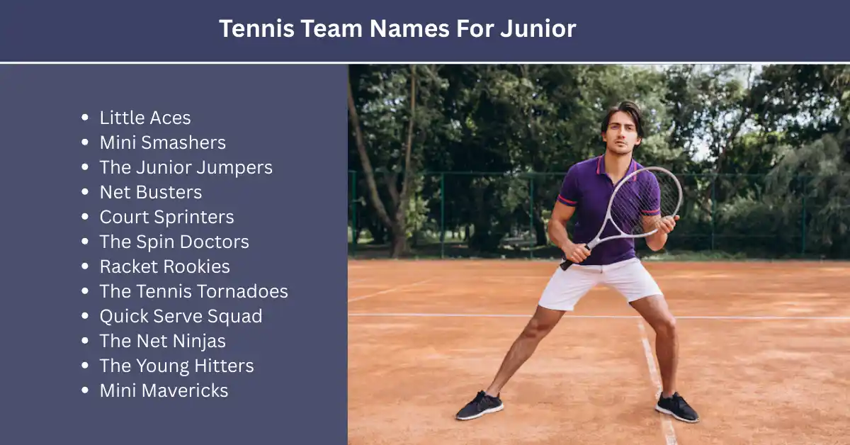 tennis team names for juniors