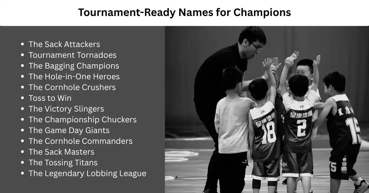 tournament ready names for cornhole championship