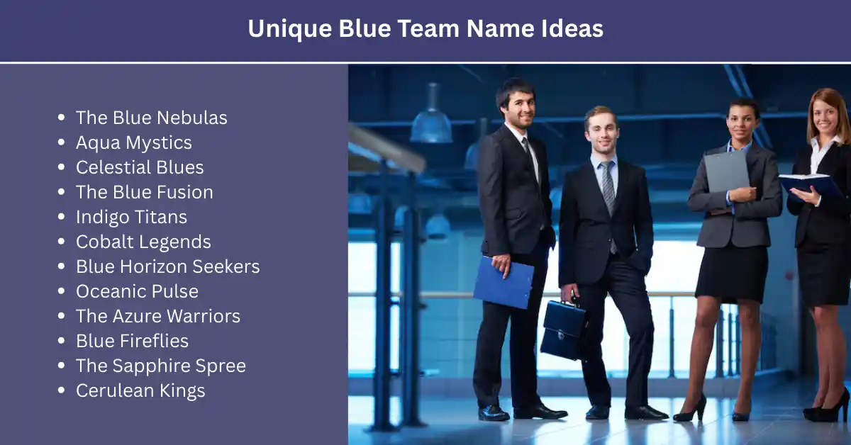unique blue team names