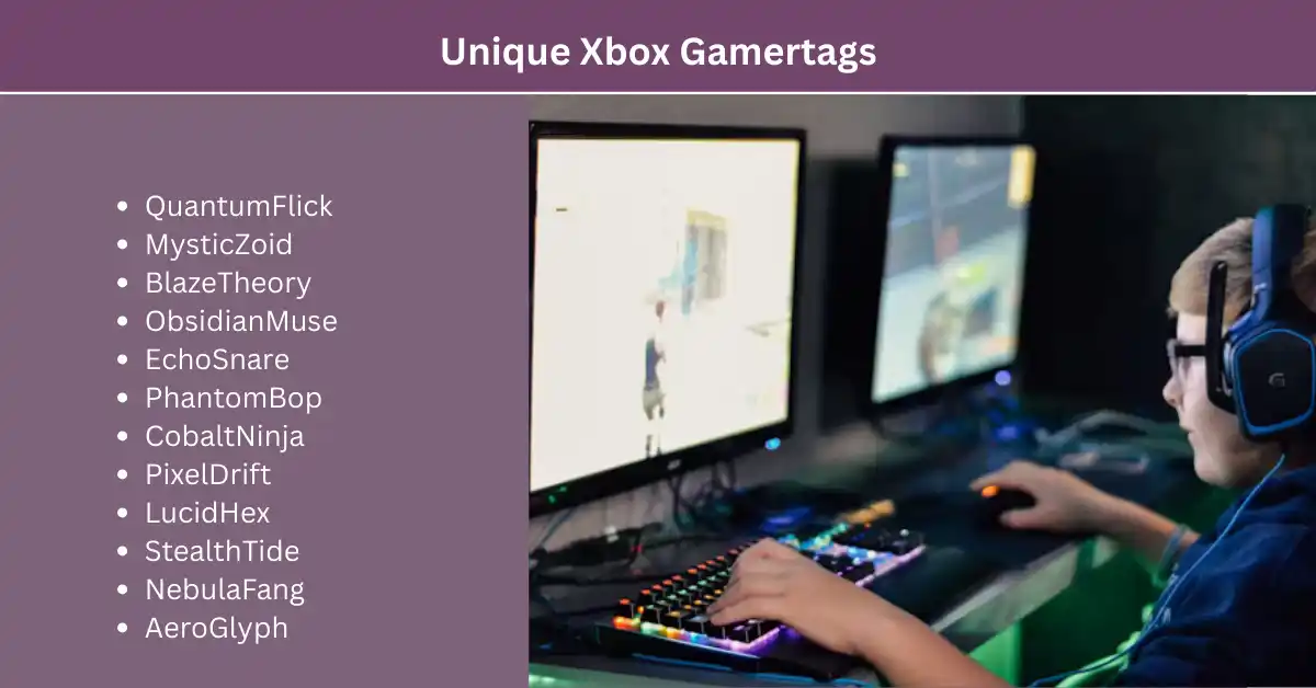 unique xbox gamertags