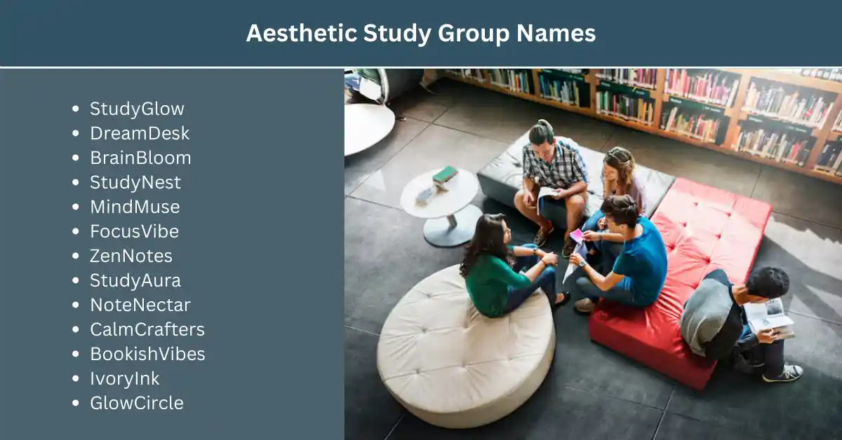 aesthetic study group names