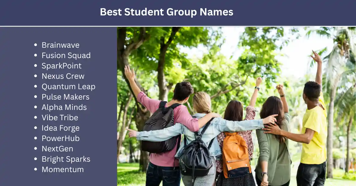 best students group names