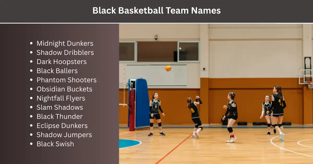 black basketball team names