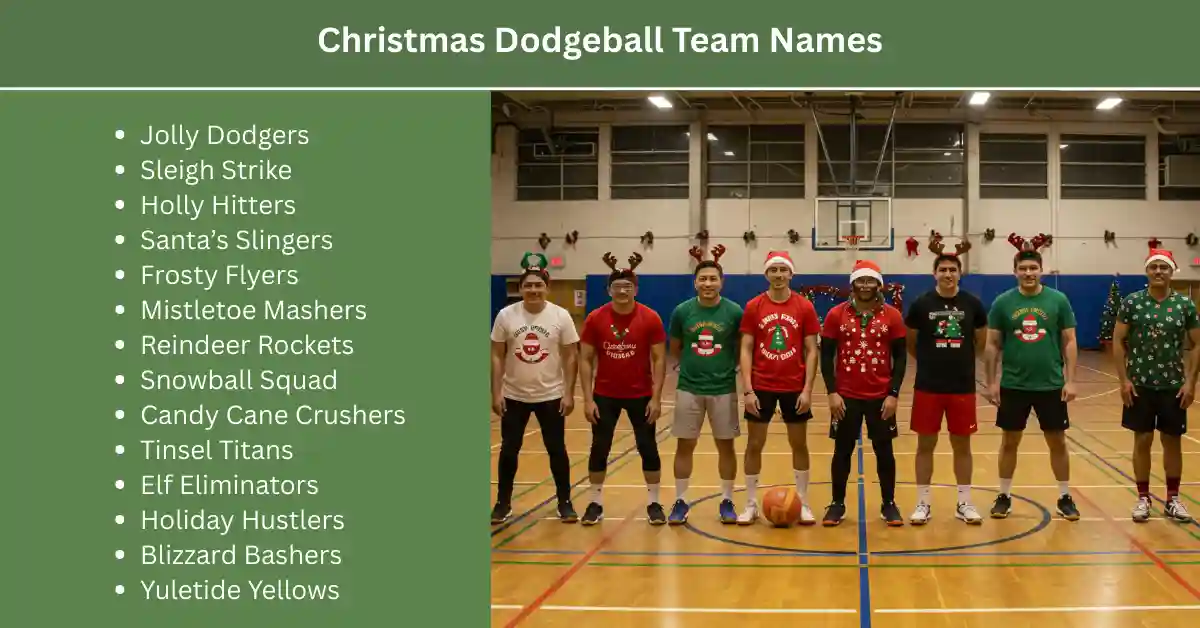 christmas dodgeball team names