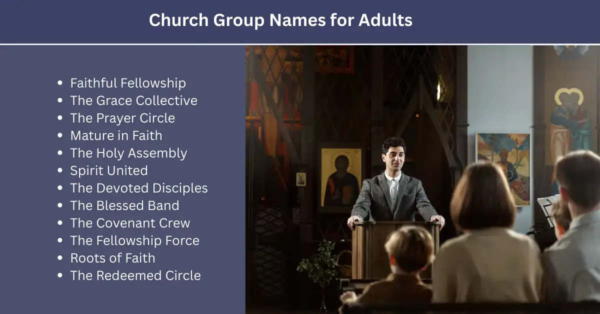 church group names for adults