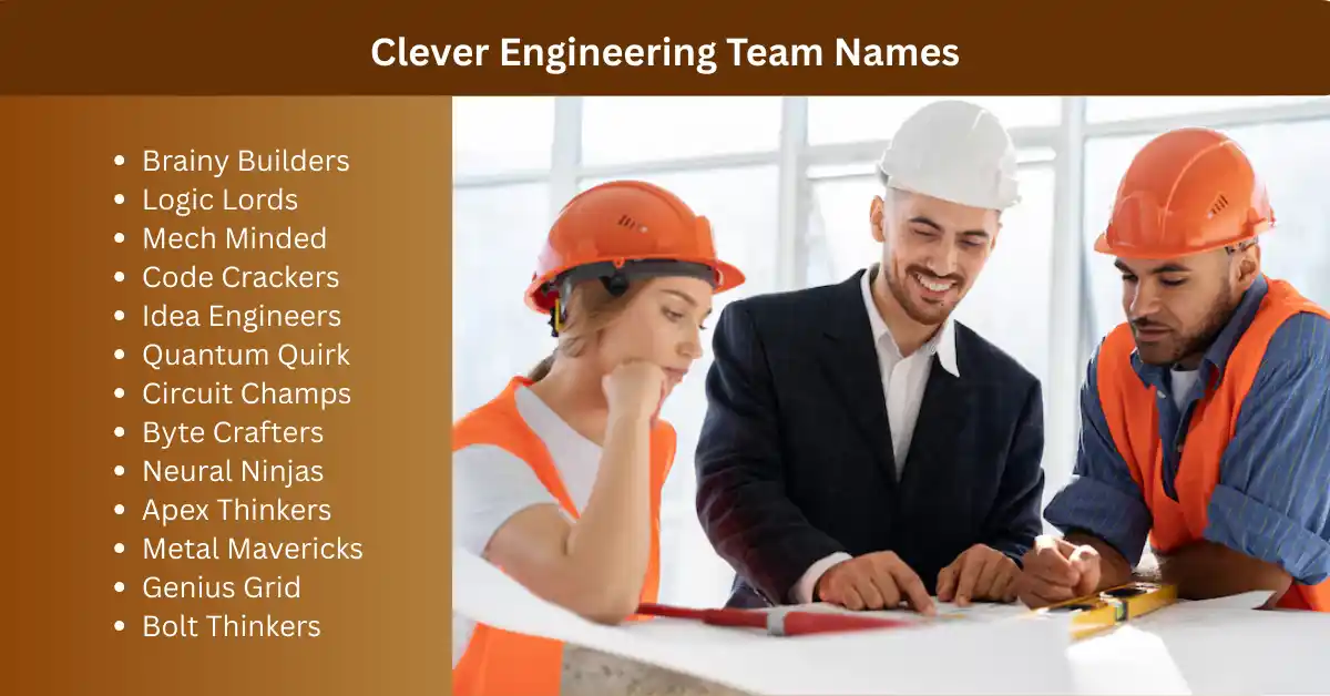 clever engineering team names