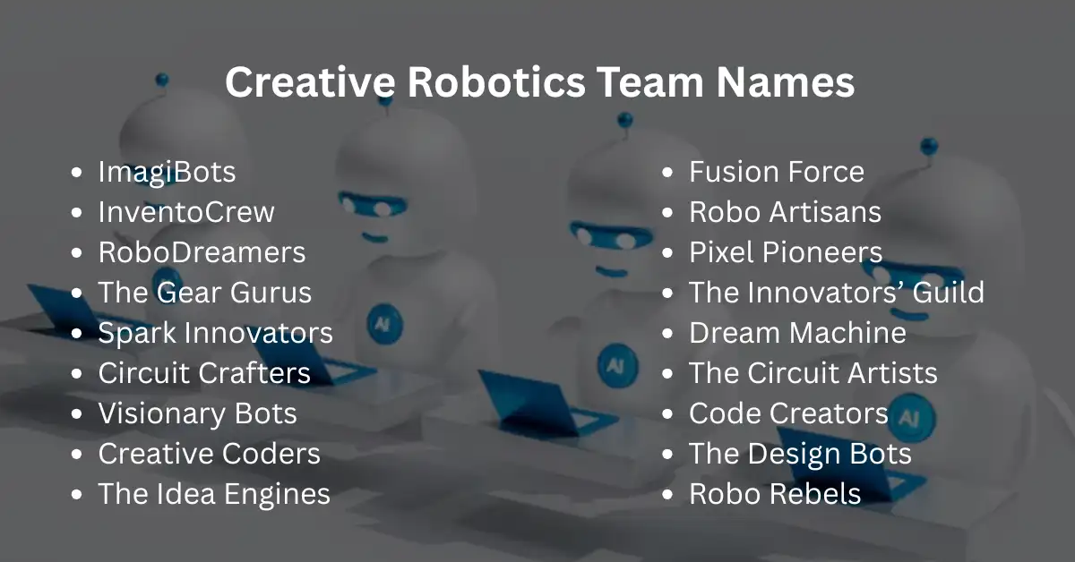 creative-robotics-team-names