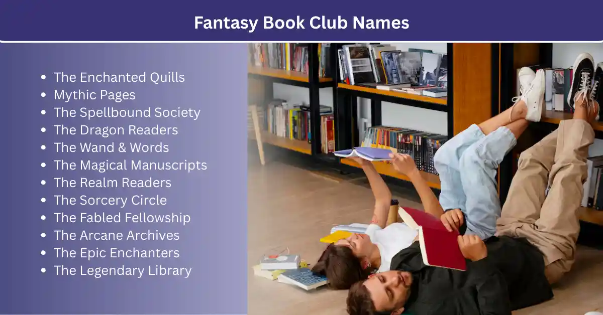 fantasy book club names