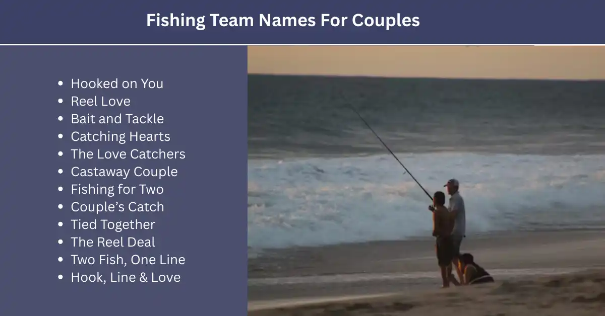 fishing team names for couples