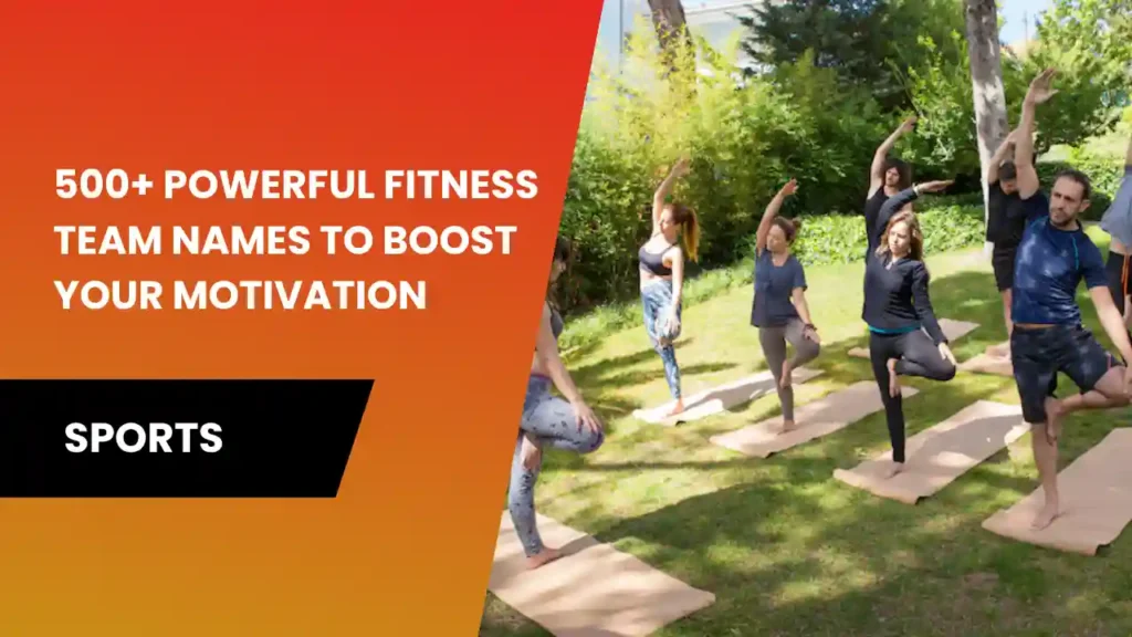 fitness team names