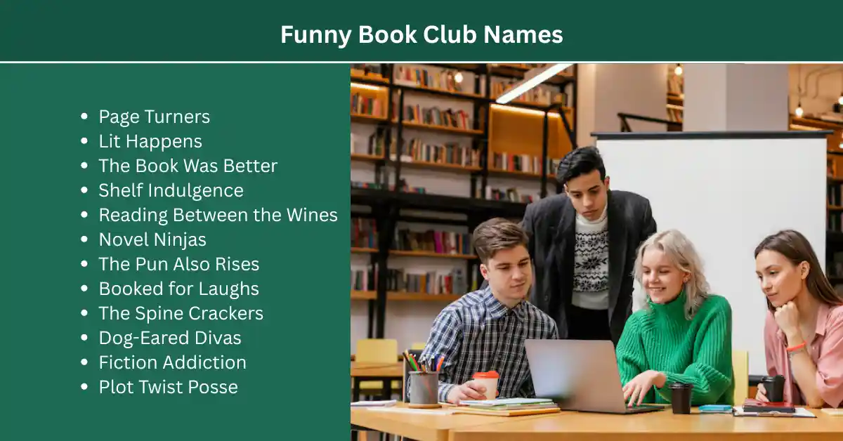 funny book club names