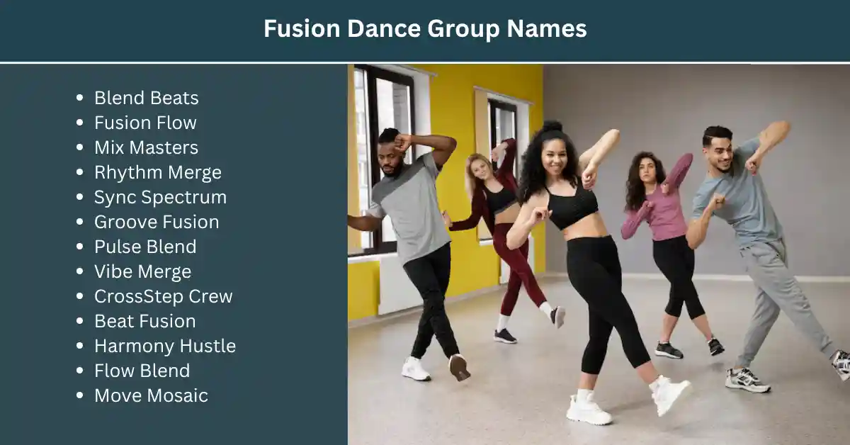 fusion dance group names