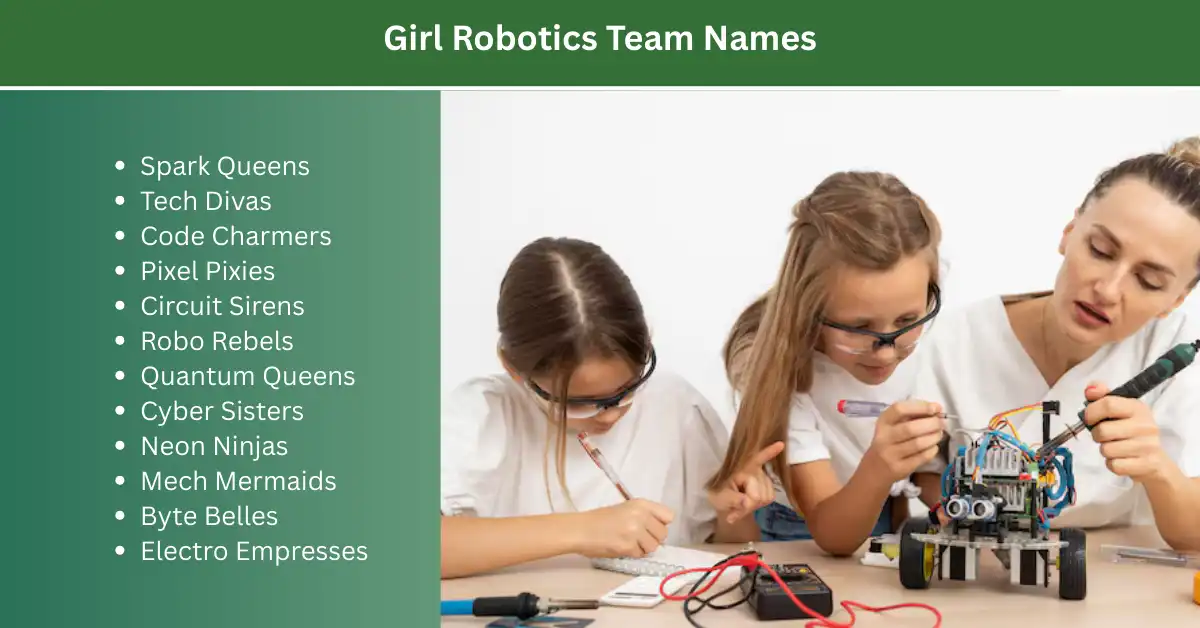 girl robotics team names