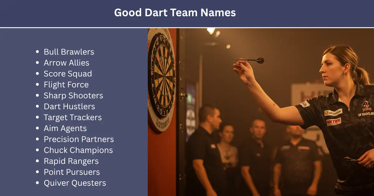 good dart team names