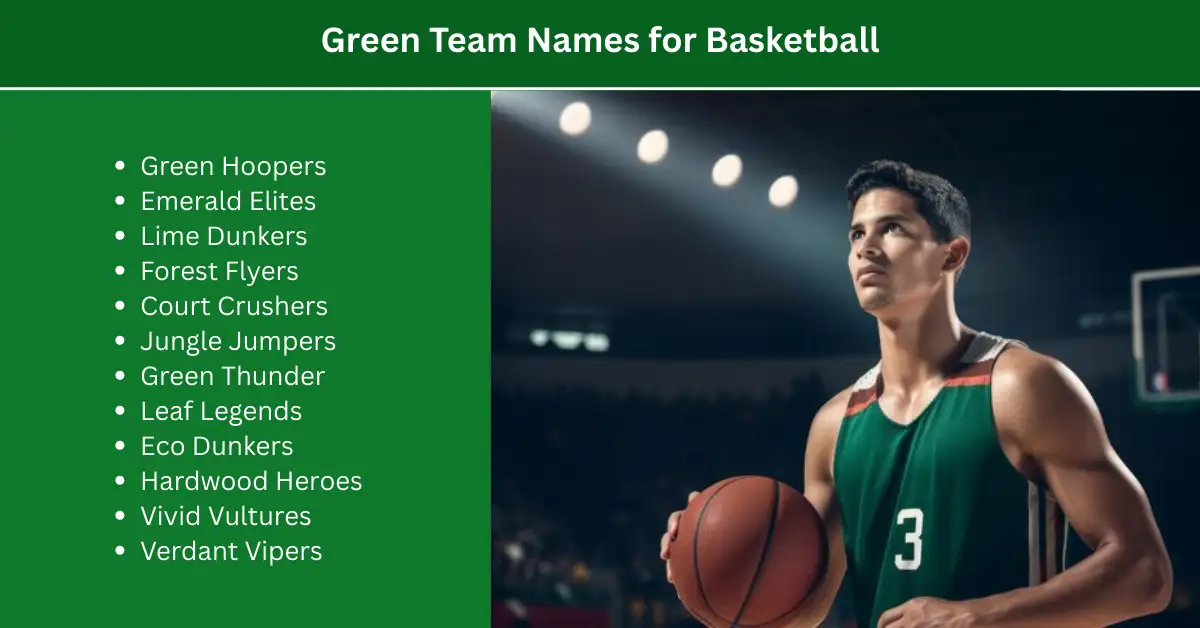 green team names for baseball