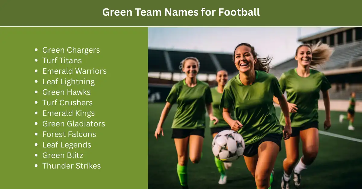 green team names for football