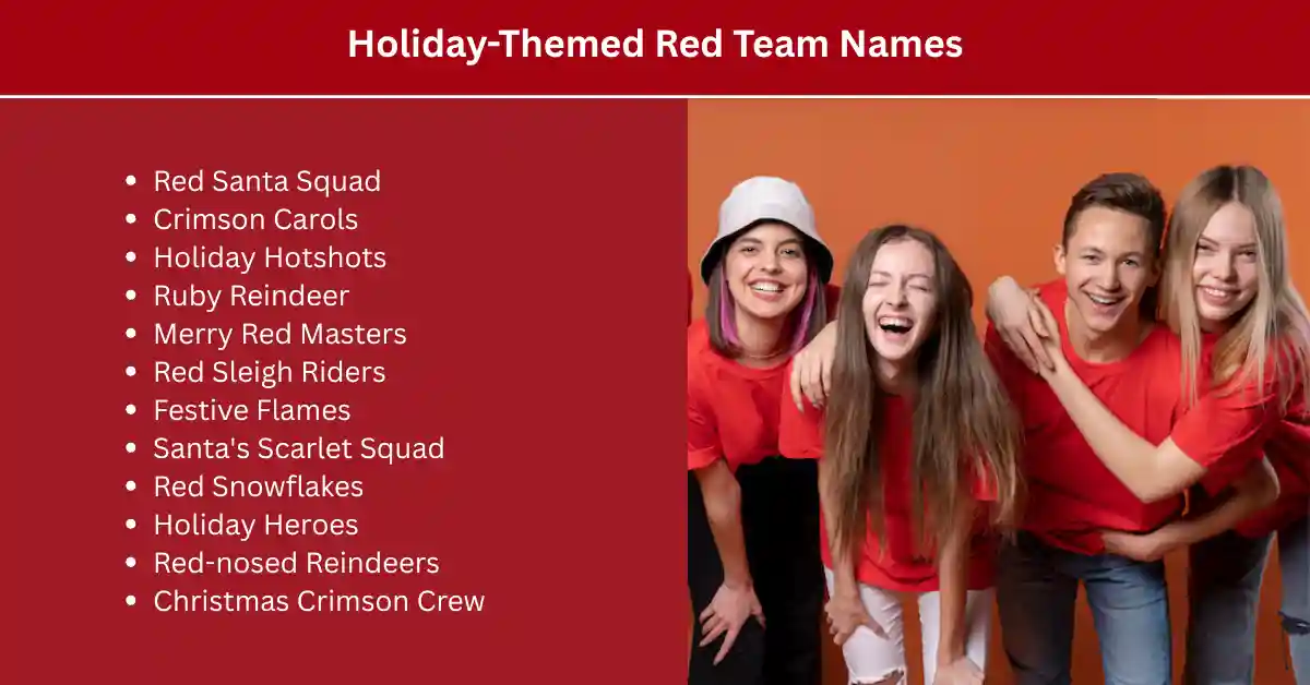 holiday themed red team names
