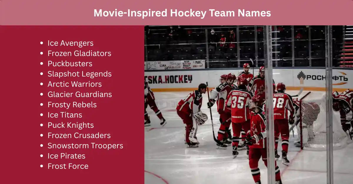movie inspired hockey team names