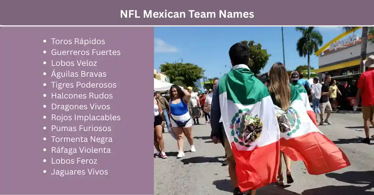 nfl mexican team names