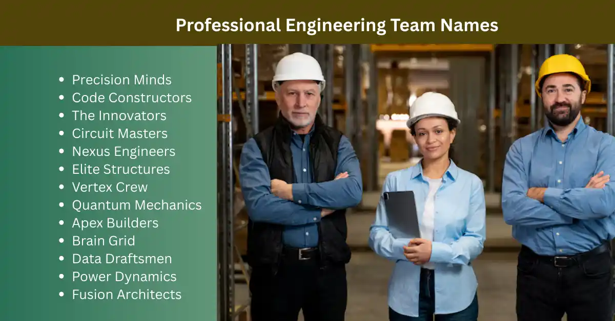 professional engineering team names