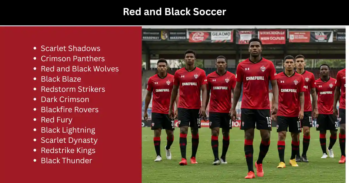 red and black soccer team