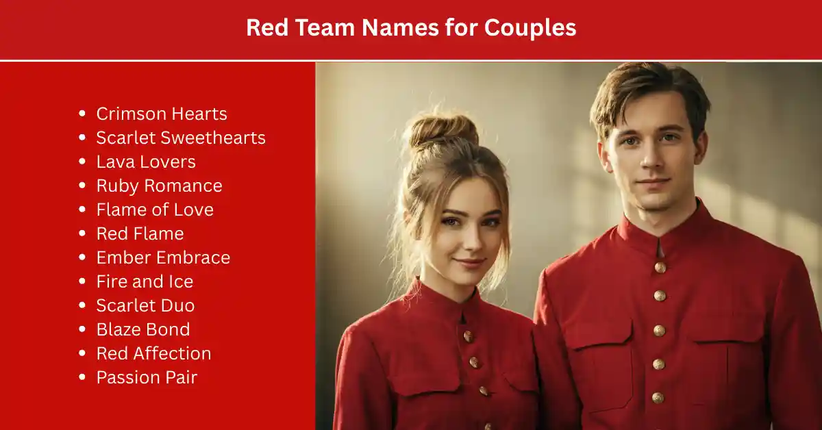 red team names for couples 