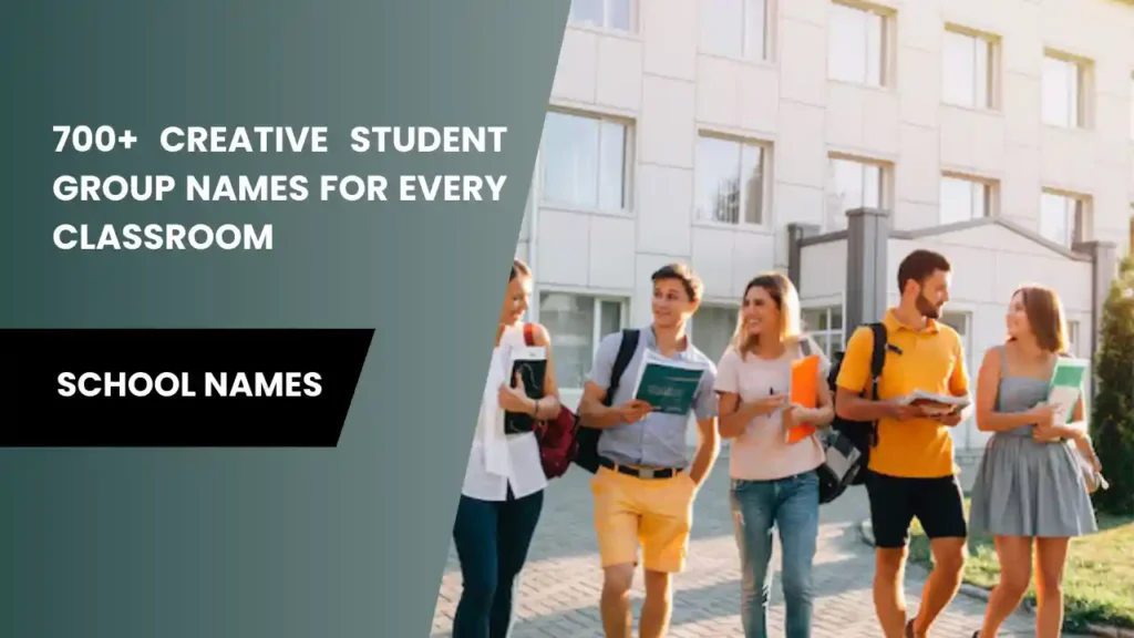 student group names