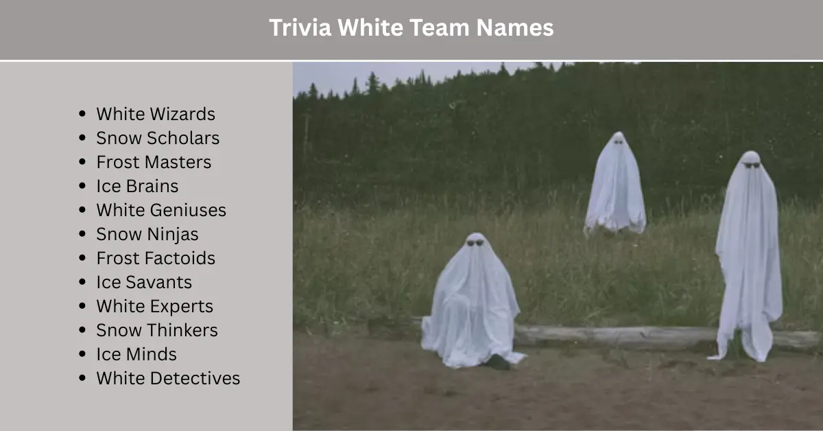 trivia white team names