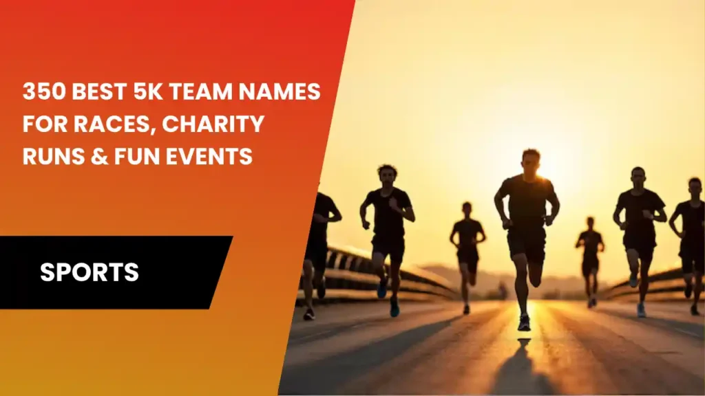 5k team names