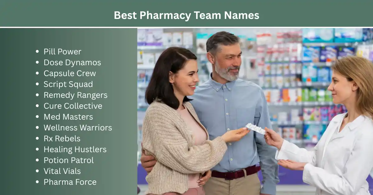 best pharmacy team names
