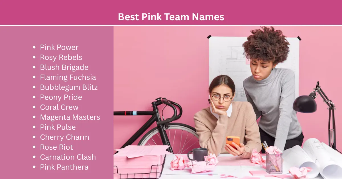 best pink team names