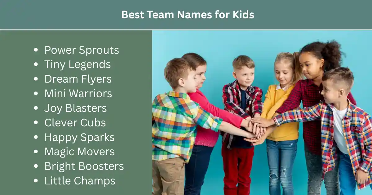 best team names for kids