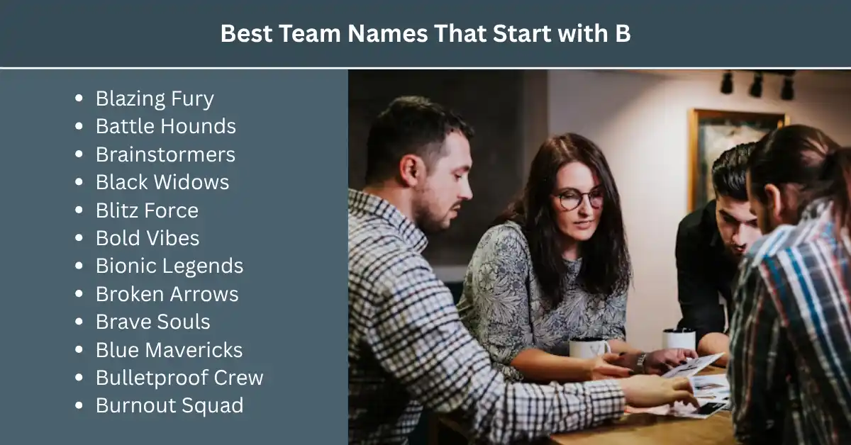 best team names starting with b