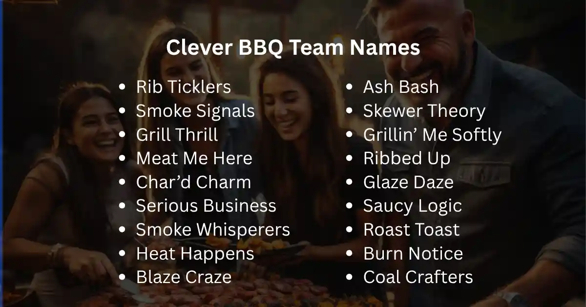 clever bbq team names