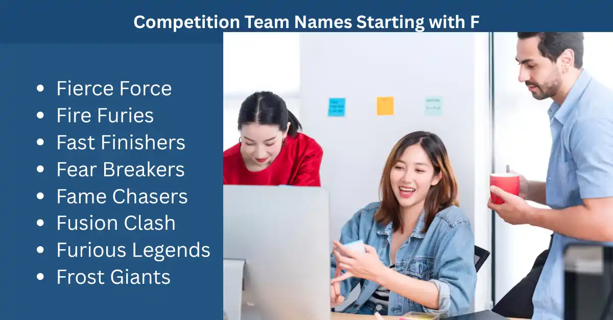 competition team names starting with f