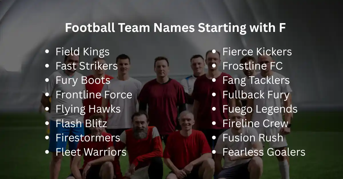 football team names starting with f
