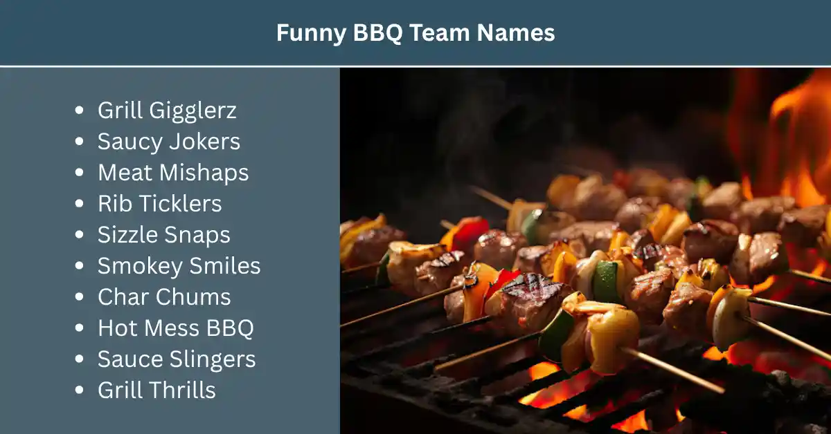 funny bbq team names