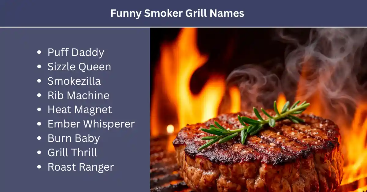 funny smoker grill names