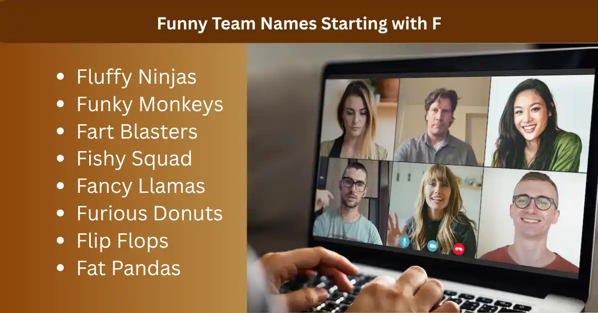 funny team names starting with f