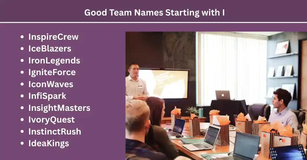 good team names starting with I